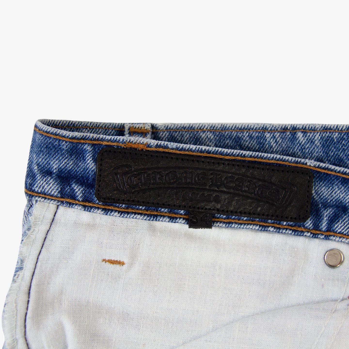 CHROME HEARTS CROSS PATCH DENIM