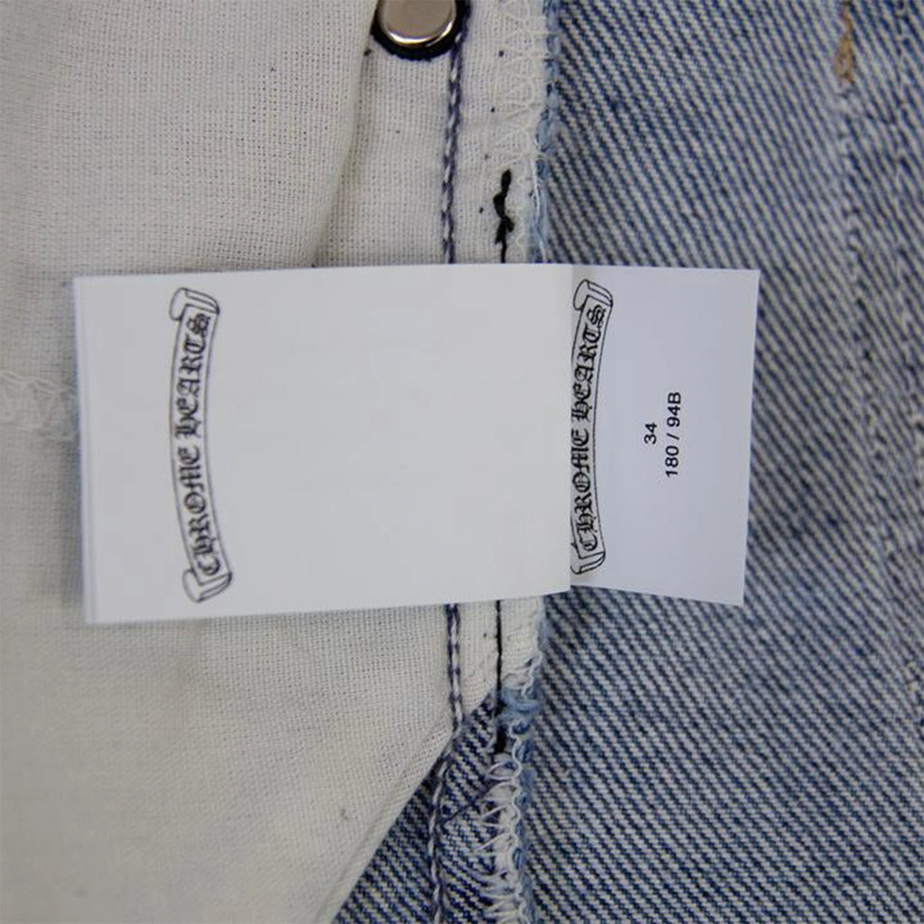 CHROME HEARTS CROSS PATCH DENIM