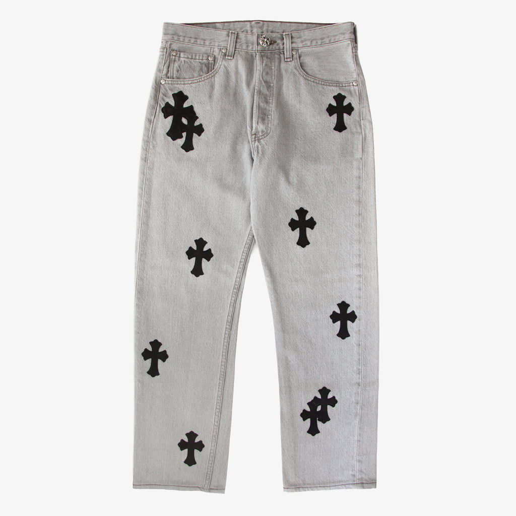 CHROME HEARTS CROSS PATCH DENIM