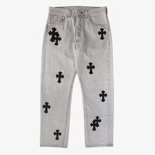 Load image into Gallery viewer, CHROME HEARTS CROSS PATCH DENIM