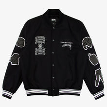 Load image into Gallery viewer, STUSSY CDG 40TH ANNIVERSARY VARSITY JACKET