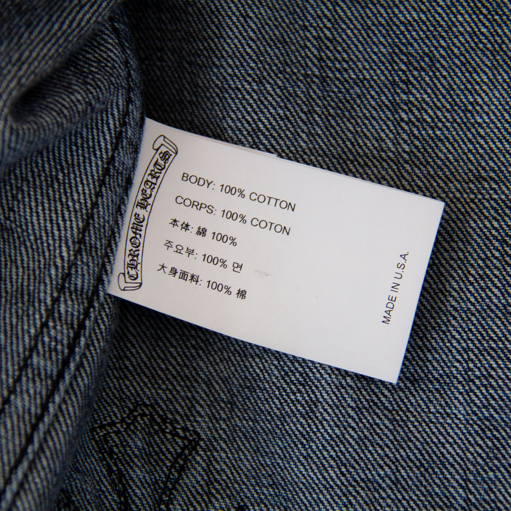 CHROME HEARTS PATCHWORK DENIM SHIRT