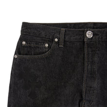 Load image into Gallery viewer, CHROME HEARTS LEATHER PATCHWORK DENIM