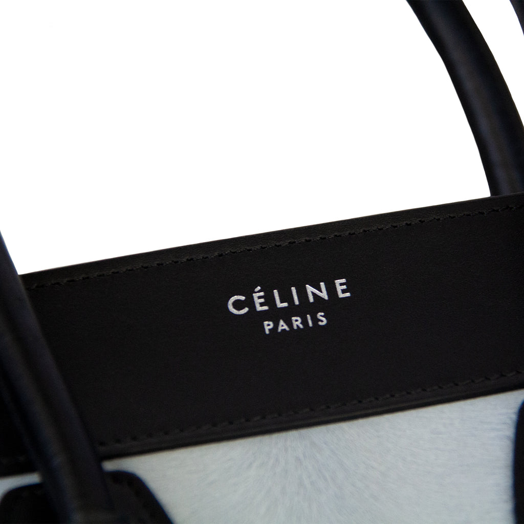 CÉLINE TRI-COLOR PONY HAIR LUGGAGE BAG