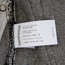 Load image into Gallery viewer, CHROME HEARTS LEATHER PATCHWORK DENIM
