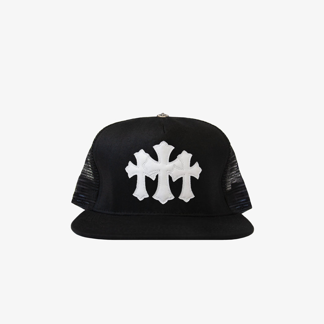 CHROME HEARTS CEMETERY PATCHWORK TRUCKER