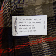 Load image into Gallery viewer, CHROME HEARTS .925 LEATHER PATCH FLANNEL