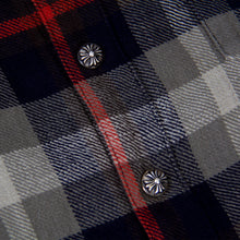 Load image into Gallery viewer, CHROME HEARTS .925 LEATHER PATCH FLANNEL
