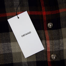 Load image into Gallery viewer, CHROME HEARTS .925 LEATHER PATCH FLANNEL