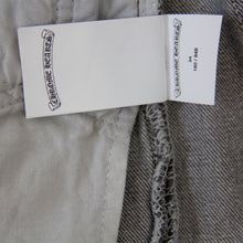 Load image into Gallery viewer, CHROME HEARTS LEATHER PATCHWORK DENIM