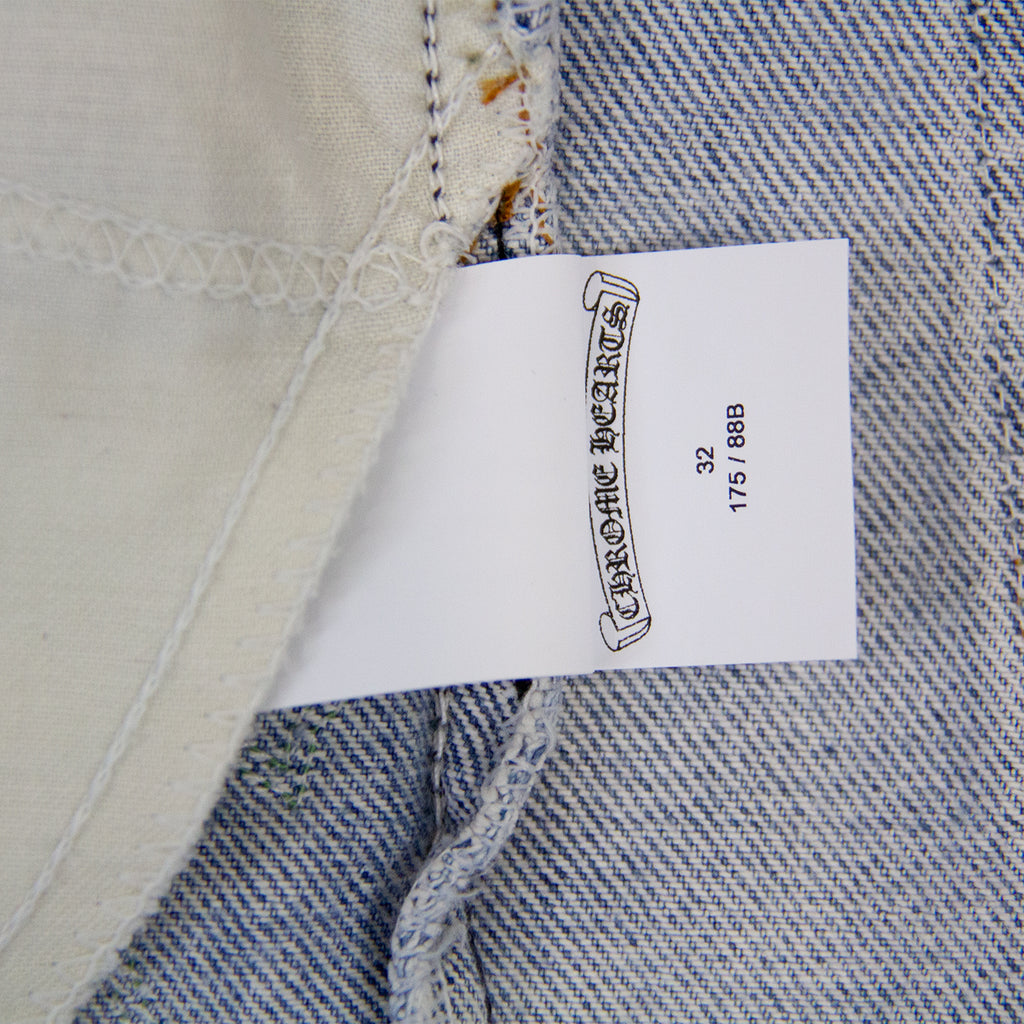 CHROME HEARTS 1/1 GREEN PATCH DENIM
