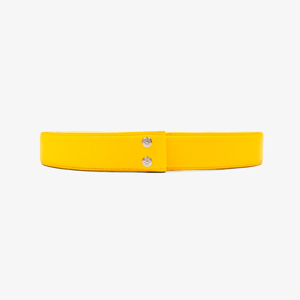 BRIGHT YELLOW RHODIUM BELT