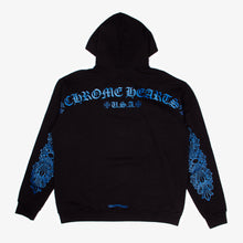 Load image into Gallery viewer, BLUE GLITTER FRIENDS &amp; FAMILY HOODIE