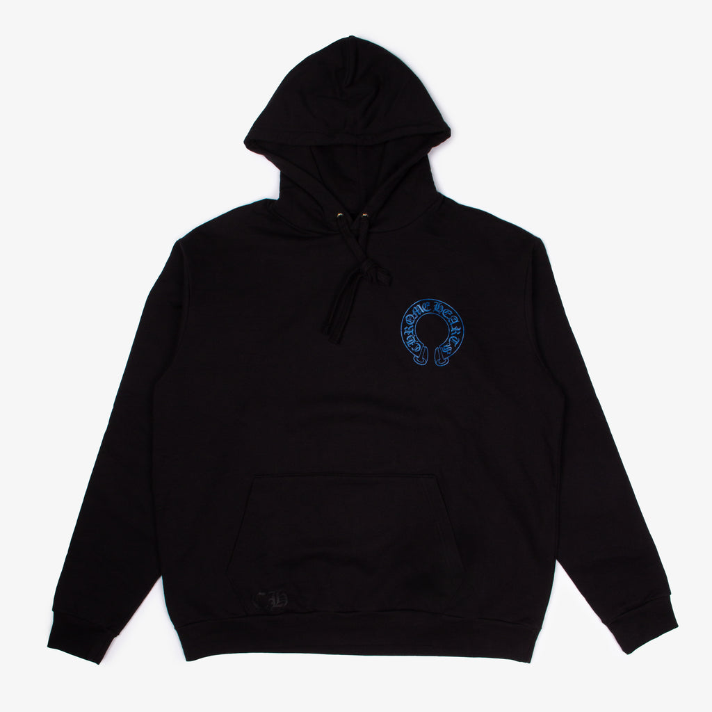 BLUE GLITTER FRIENDS & FAMILY HOODIE