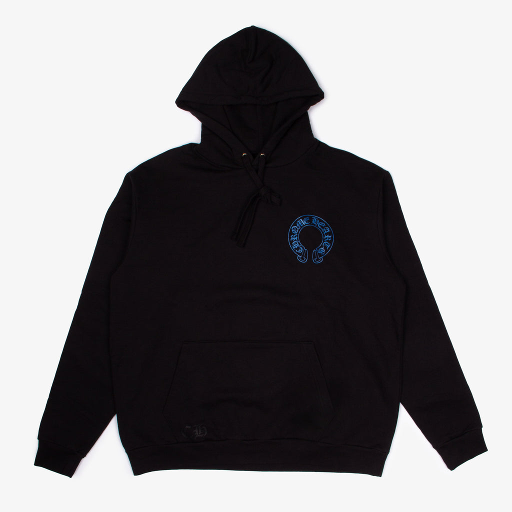 BLUE GLITTER FRIENDS & FAMILY HOODIE