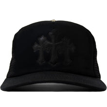 Load image into Gallery viewer, CHROME HEARTS TRIPLE CROSS TRUCKER BLACK
