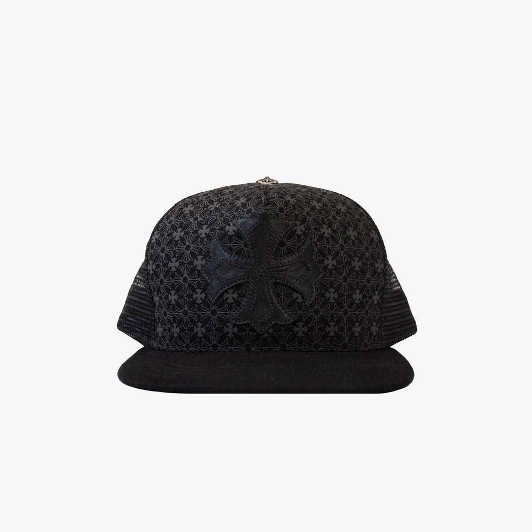 CHROME HEARTS LEATHER PATCH TRUCKER