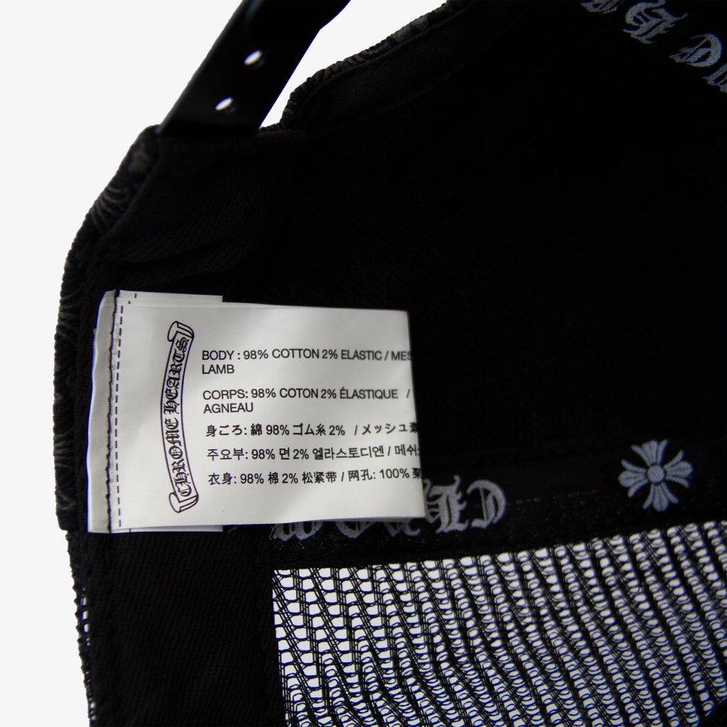 CHROME HEARTS LEATHER PATCH TRUCKER