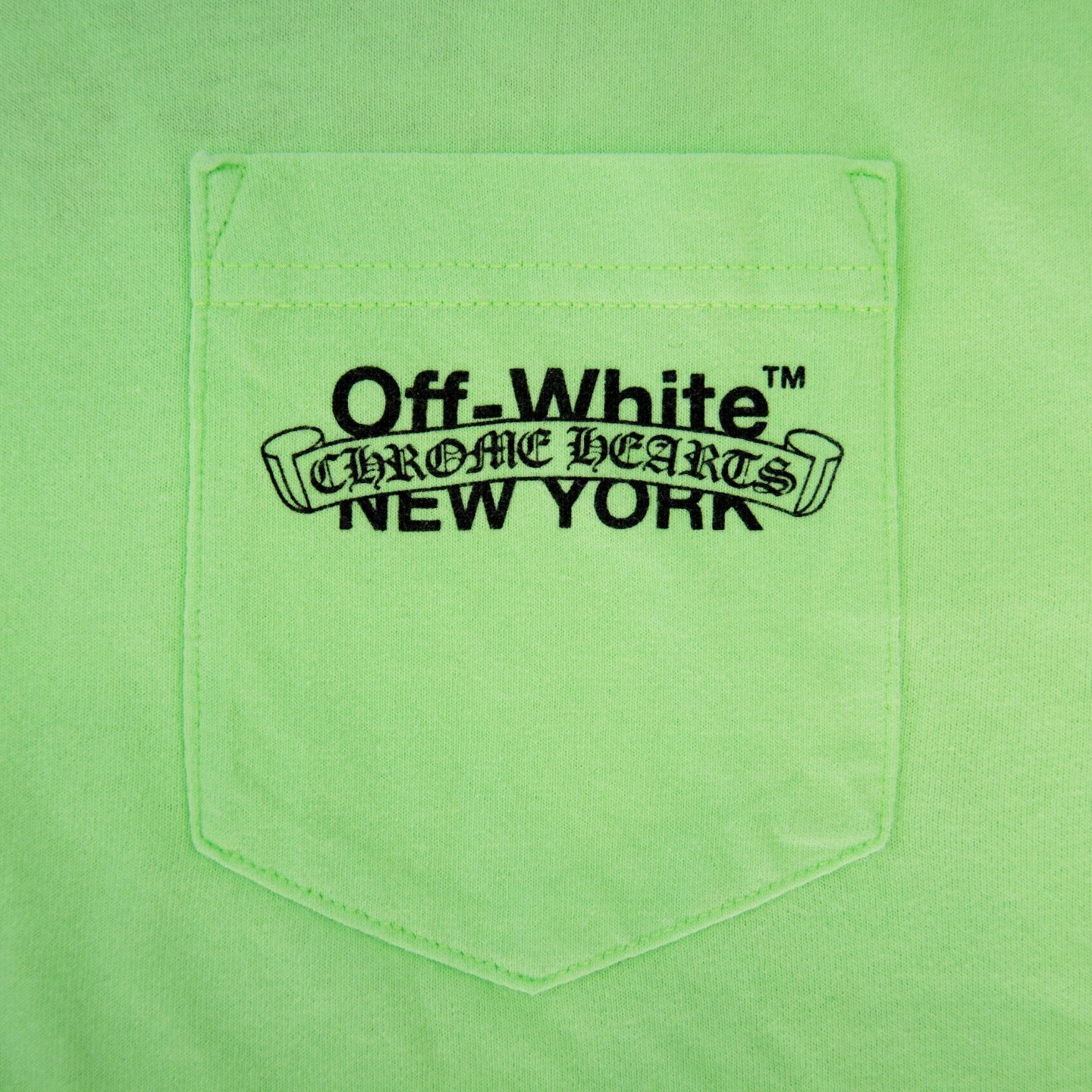 CHROME HEARTS OFF-WHITE NEW YORK TEE