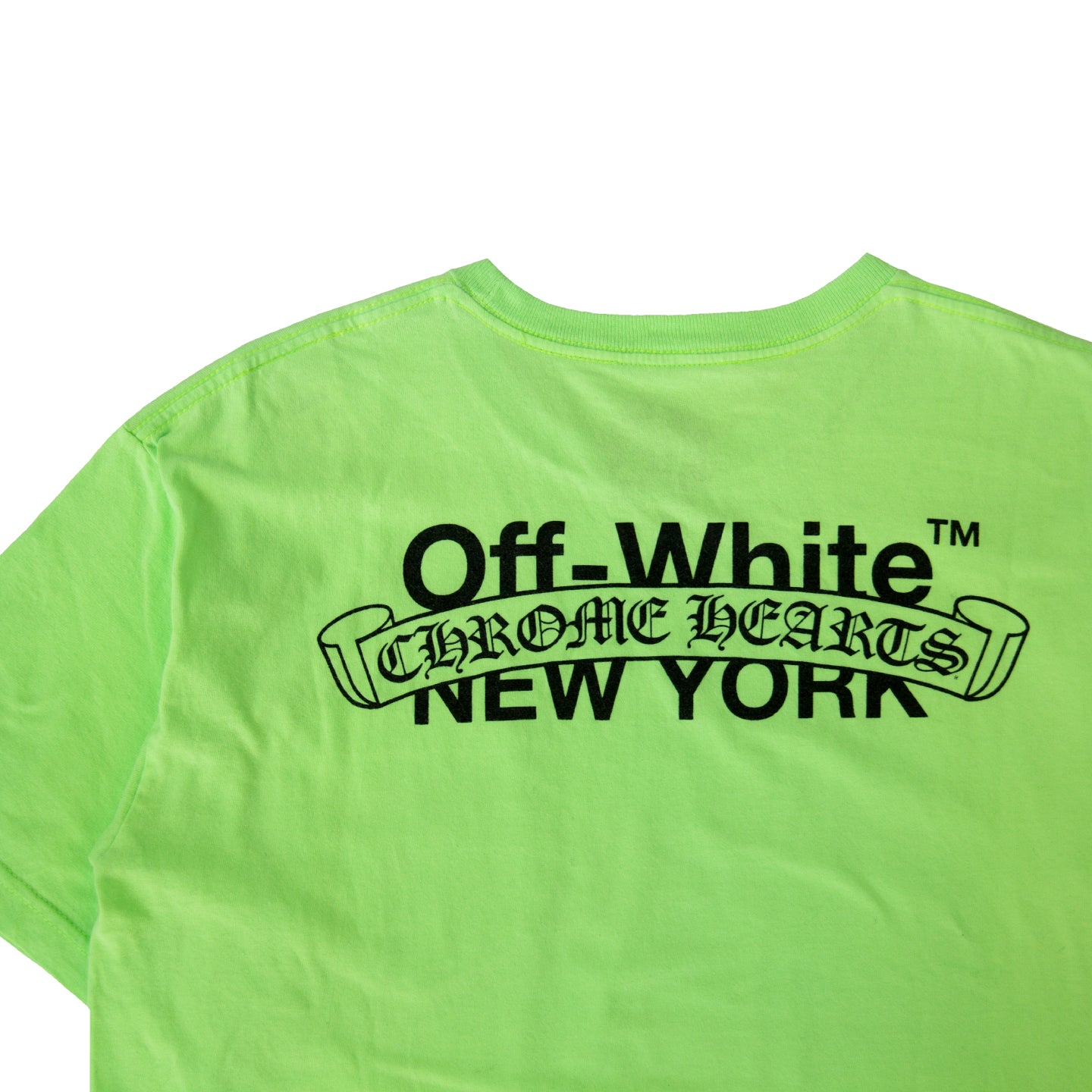 Chrome heart off white shirt Clearance