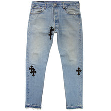 Load image into Gallery viewer, CHROME HEARTS SS19 PATCHWORK DENIM