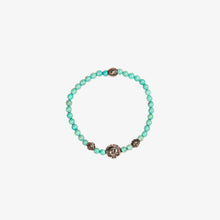 Load image into Gallery viewer, TURQUOISE BEADED .925 SILVER BRACELET