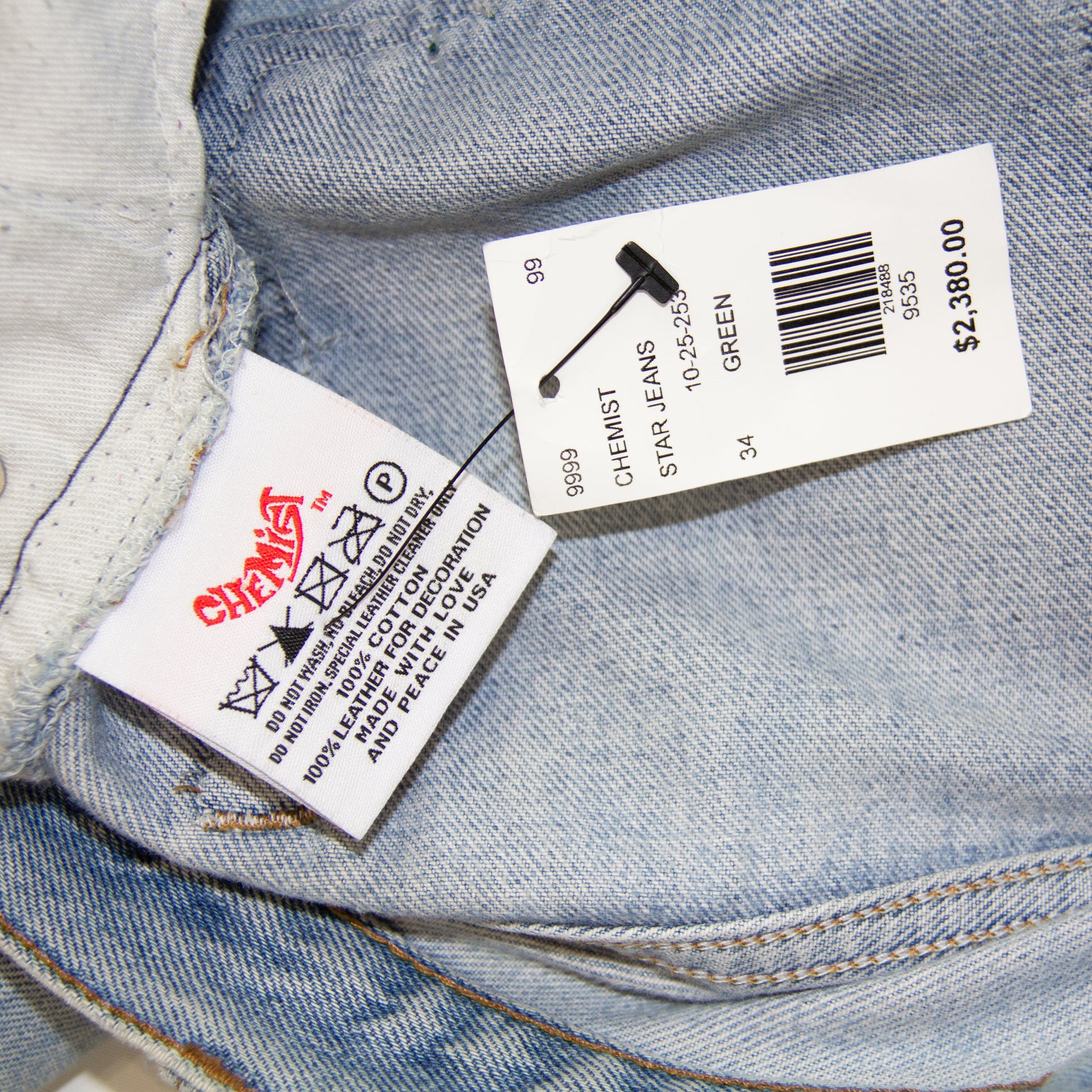 CHEMIST STAR PATCH DENIM