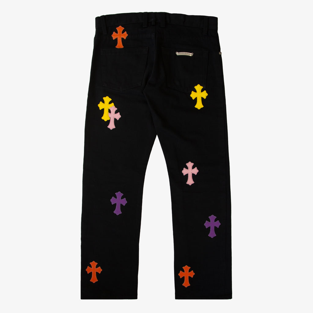 CHROME HEARTS MULTICOLOR PATCHWORK DENIM (1/1)