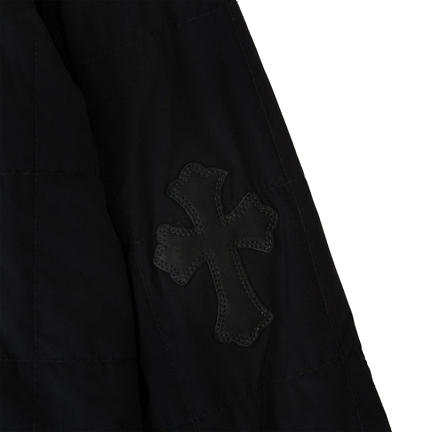 CROSS PATCH QUILTED NYLON JACKET