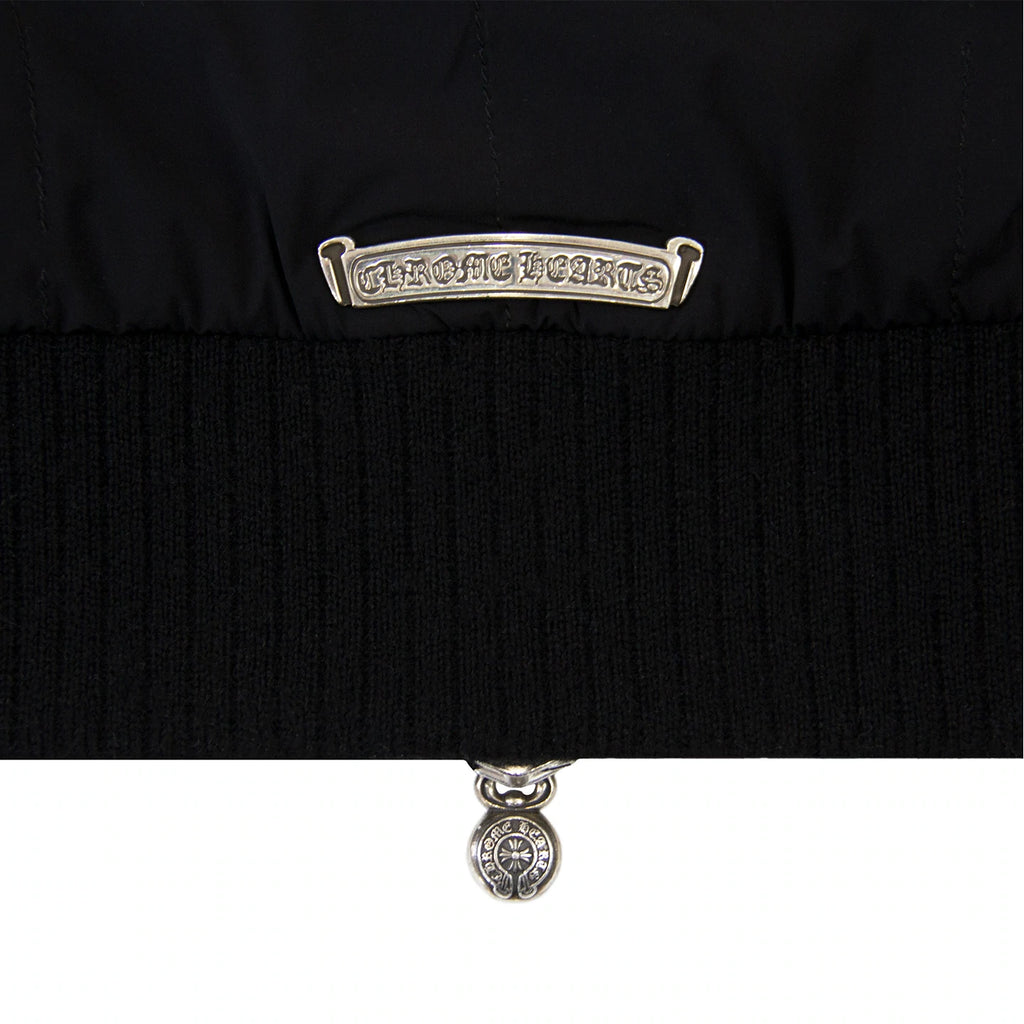 CROSS PATCH QUILTED NYLON JACKET