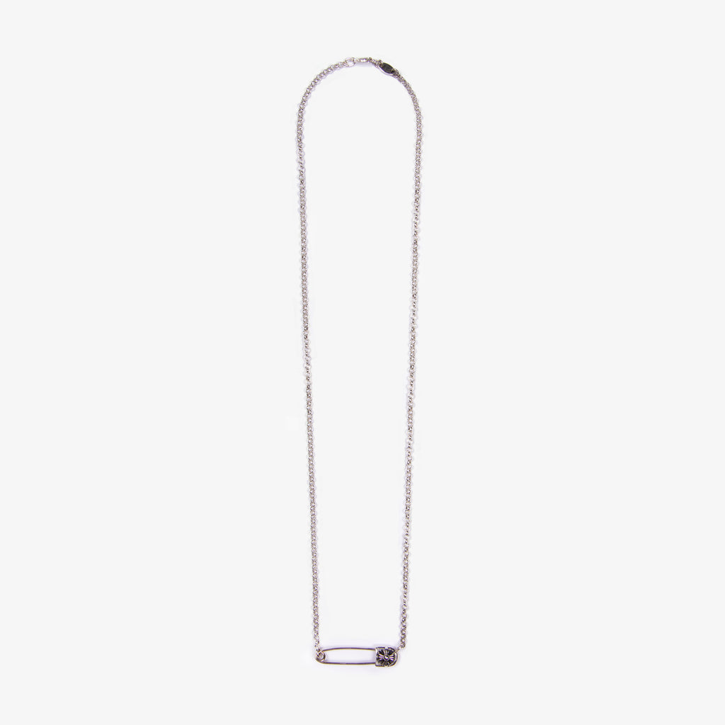 .925 SAFETY PIN NECKLACE