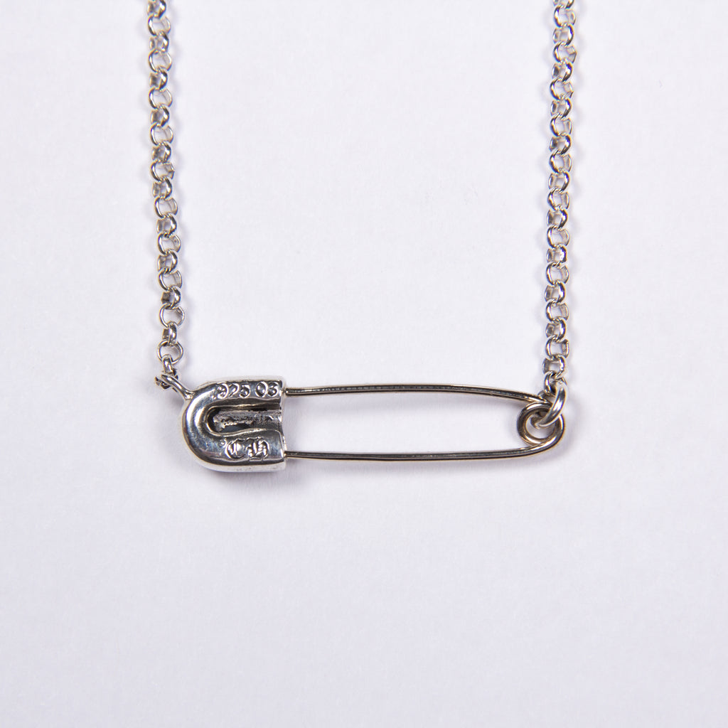 .925 SAFETY PIN NECKLACE