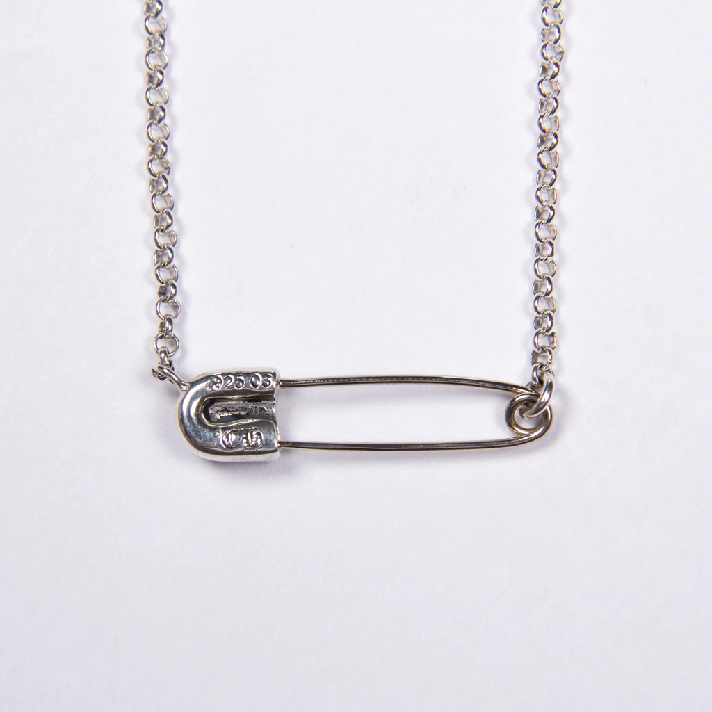 .925 SAFETY PIN NECKLACE