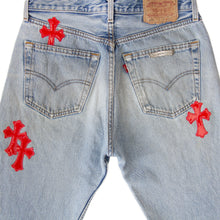 Load image into Gallery viewer, CHROME HEARTS COMMISSIONED PATCHWORK DENIM