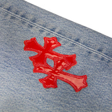 Load image into Gallery viewer, CHROME HEARTS COMMISSIONED PATCHWORK DENIM