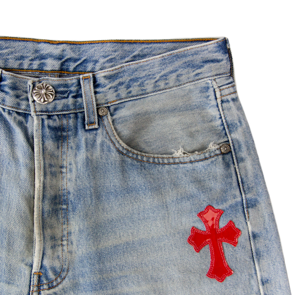 CHROME HEARTS COMMISSIONED PATCHWORK DENIM