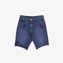 Load image into Gallery viewer, CHROME HEARTS PATCHWORK DENIM SHORT