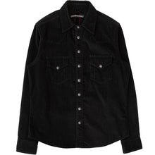 Load image into Gallery viewer, CHROME HEARTS CORDUROY .925 LEATHER PATCH SHIRT
