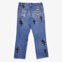 Load image into Gallery viewer, CHROME HEARTS CROSS PATCH DENIM