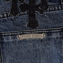 Load image into Gallery viewer, CHROME HEARTS PATCHWORK DENIM SHORTS