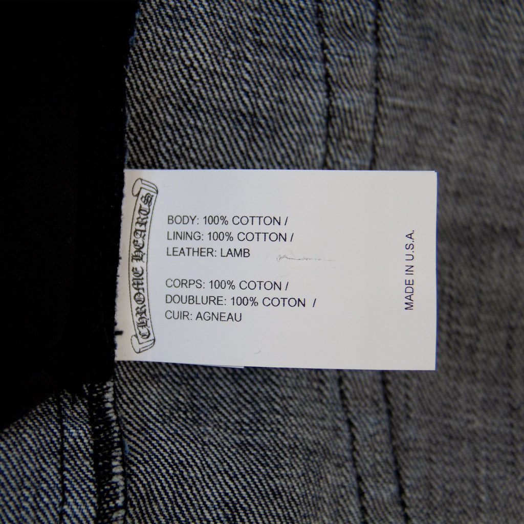 CHROME HEARTS PATCHWORK DENIM SHORT