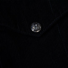 Load image into Gallery viewer, CHROME HEARTS CORDUROY .925 LEATHER PATCH SHIRT