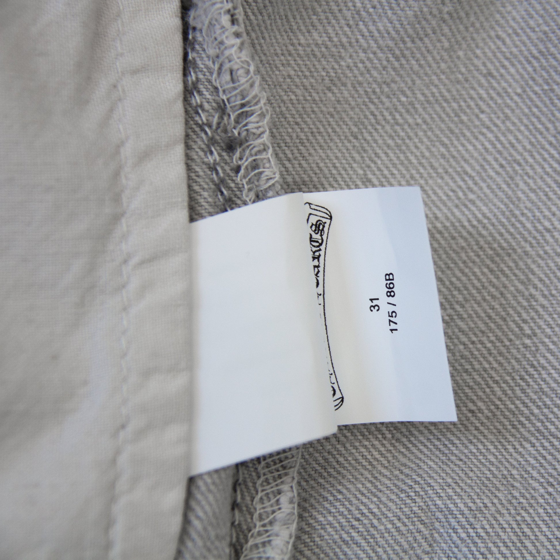 CHROME HEARTS SILVER HIDE PATCH DENIM