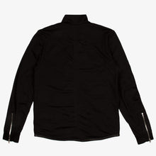 Load image into Gallery viewer, DUAL ZIP LEATHER TRIM TRACK JACKET