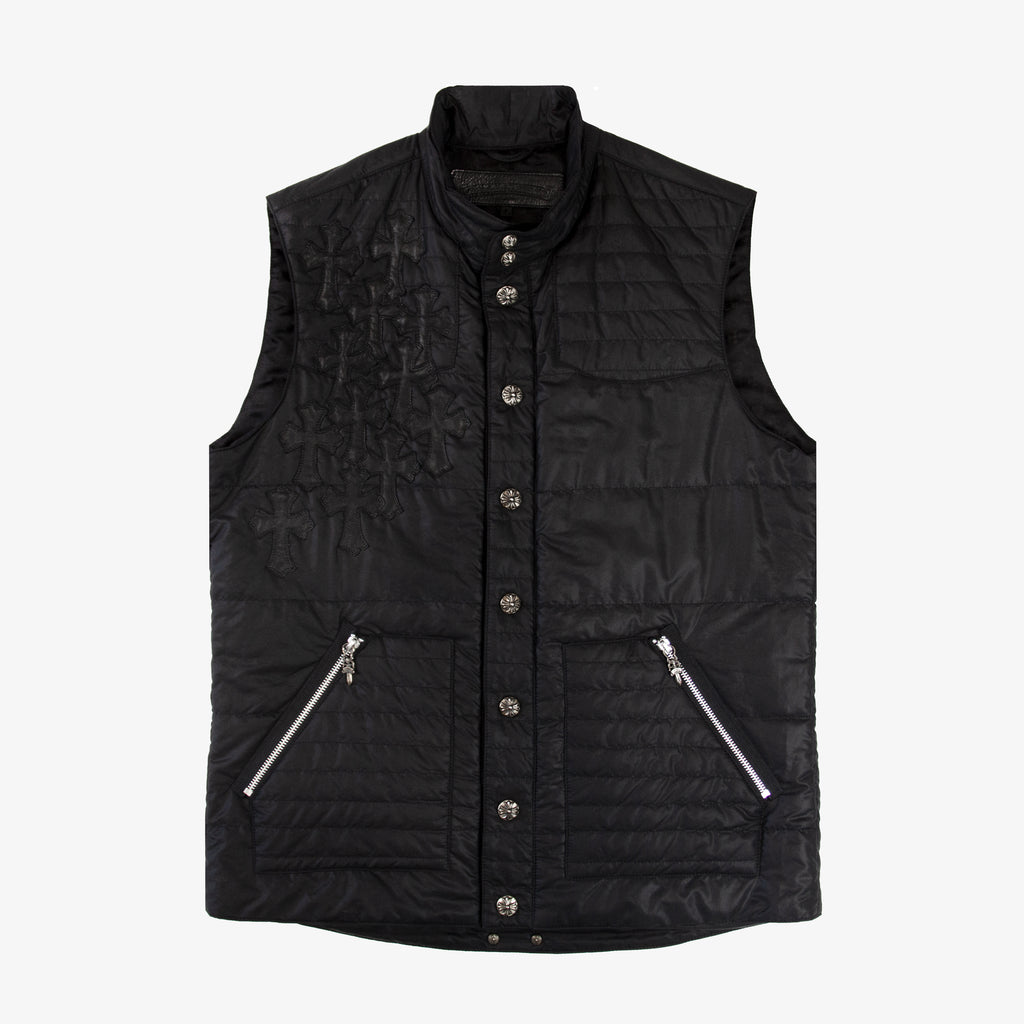 CHROME HEARTS CROSS PATCH NYLON VEST
