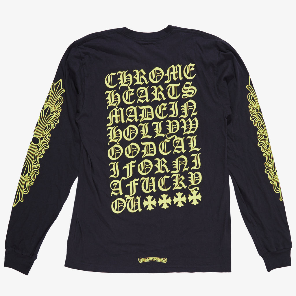 CHROME HEARTS ALPHABET LOGO LONGSLEEVE