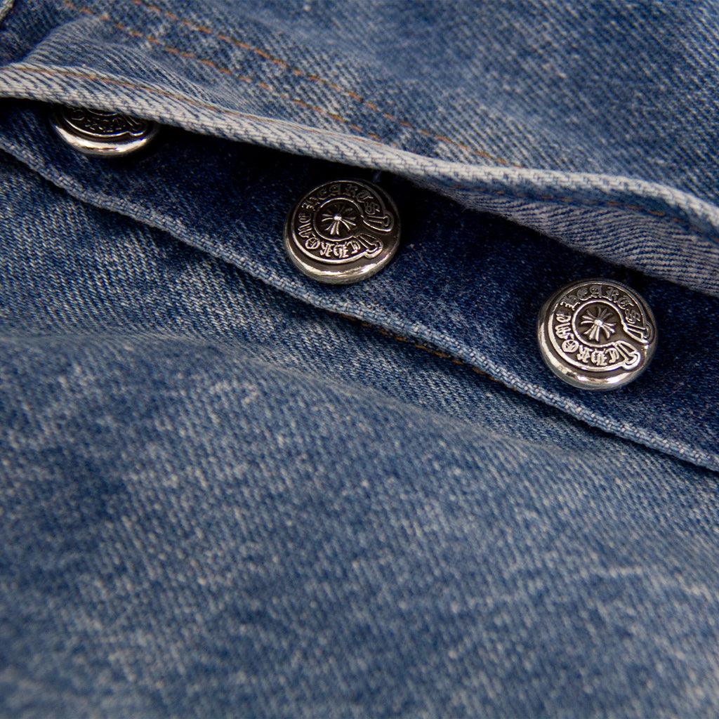 CHROME HEARTS 1/1 YELLOW PATCHWORK DENIM