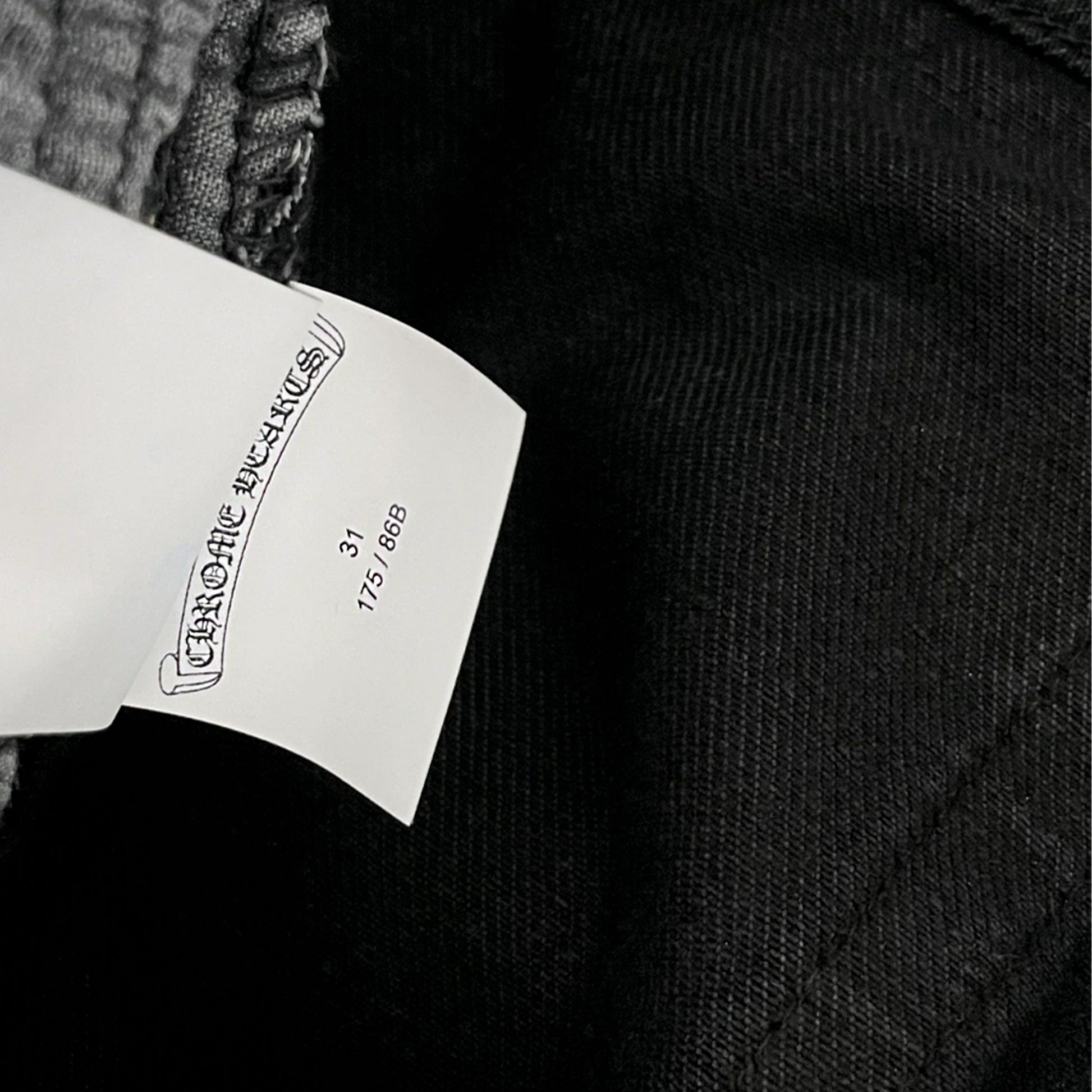 CHROME HEARTS CROSS PATCH DENIM