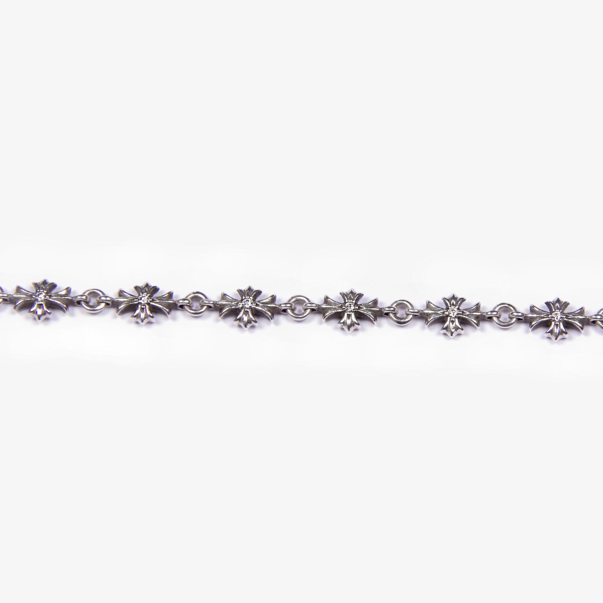 DIAMOND .925 TINY E BRACELET 7"