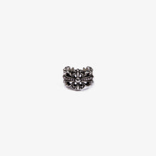 Load image into Gallery viewer, PAVÉ DIAMOND DOUBLE FLORAL RING | 9